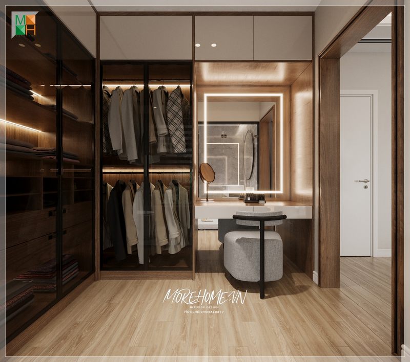 Tủ quần áo cánh kính không chỉ sang trọng mà còn gây được ấn tượng và thiện cảm trong mắt người nhìn.